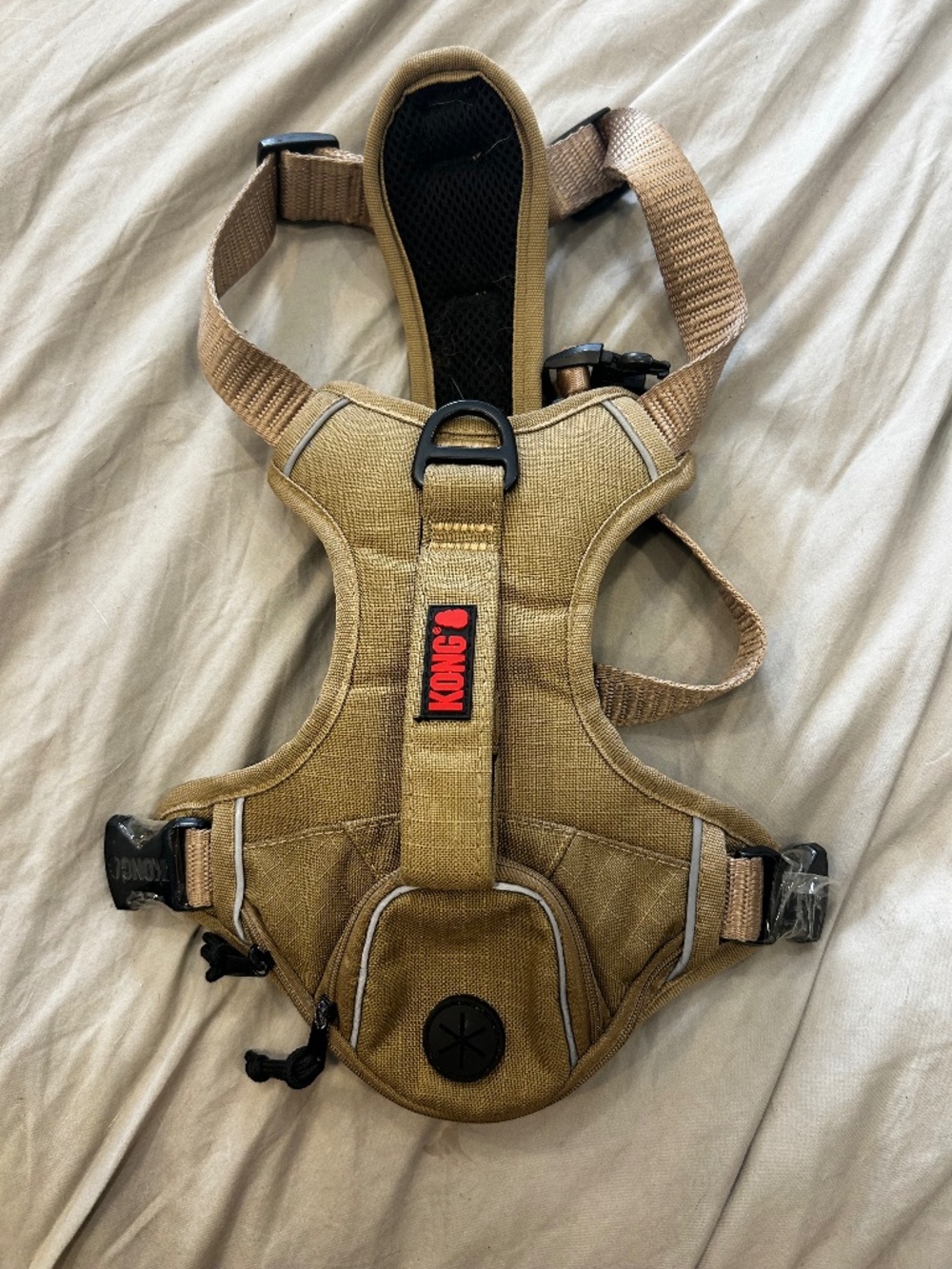 Khaki Kong dog harness - Medium sized